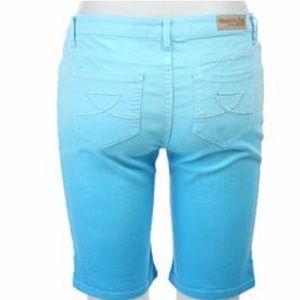 BOGO Celebrity Pink shorts dip-dye ombré purple 7J